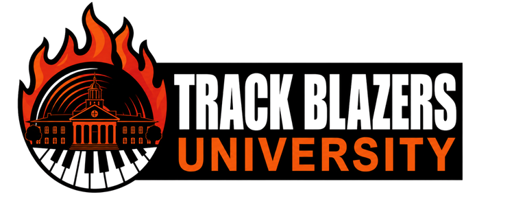 The Track Blazers logo